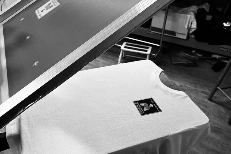Screen Printing Celtic Shaman Organic Cotton Tshirt
