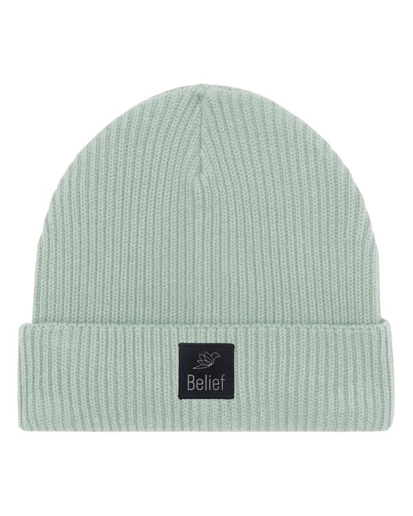 Fresh Green Belief – Organic Cotton Fisherman Beanie
