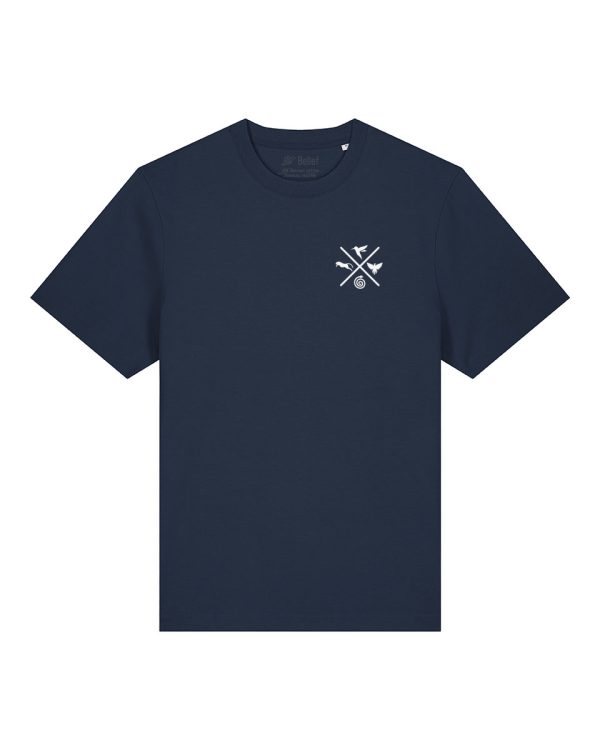 Medicine Wheel Navy Organic Cotton Tshirt